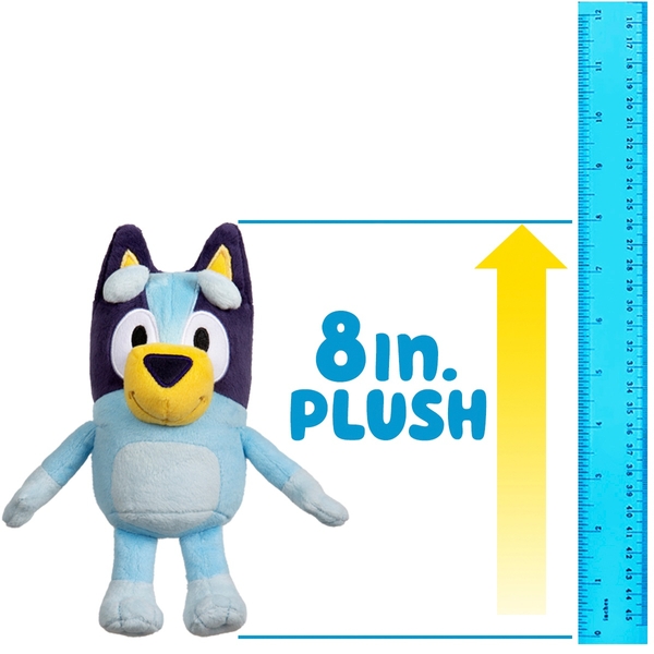 Giochi Preziosi BLY06100 BLY06100 - Bluey Soft Plush Toy - 20 cm Tall -  Just Like Cartoon - For Children 3 Years Old, Colourful