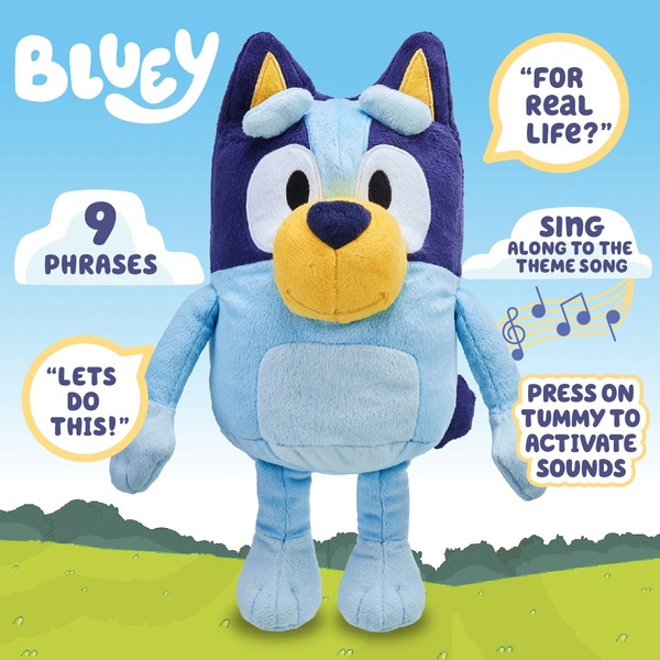 Bluey Chilli Talking Plush at Helen Gilfillan blog