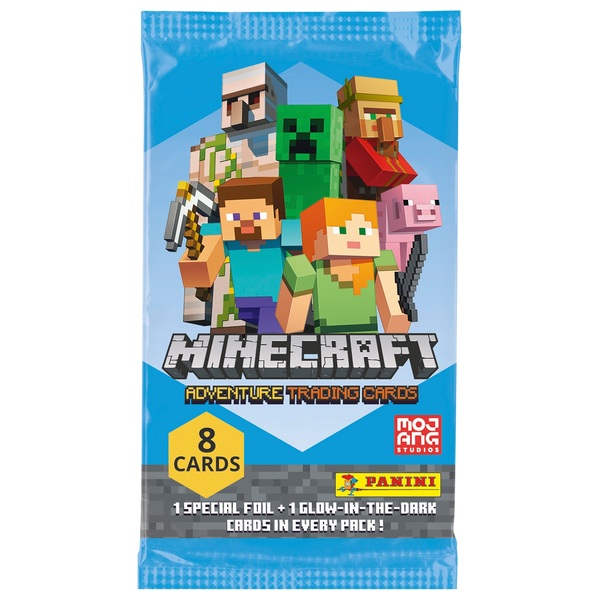 Minecraft Adventure Trading Cards Starter Pack Smyths Toys Uk