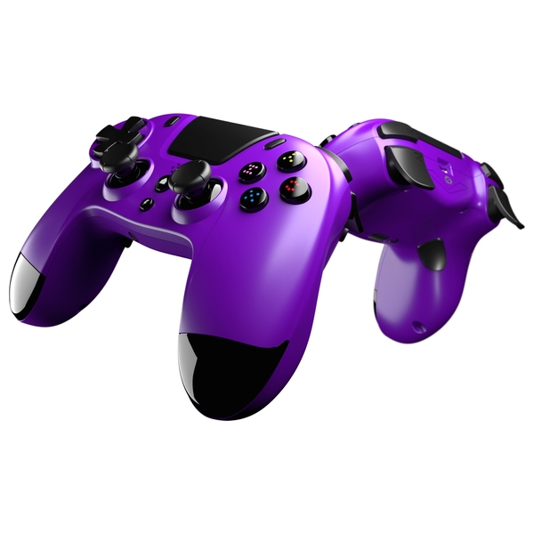 Gioteck VX-4 Wireless Controller for PS4 - Purple | Smyths Toys UK