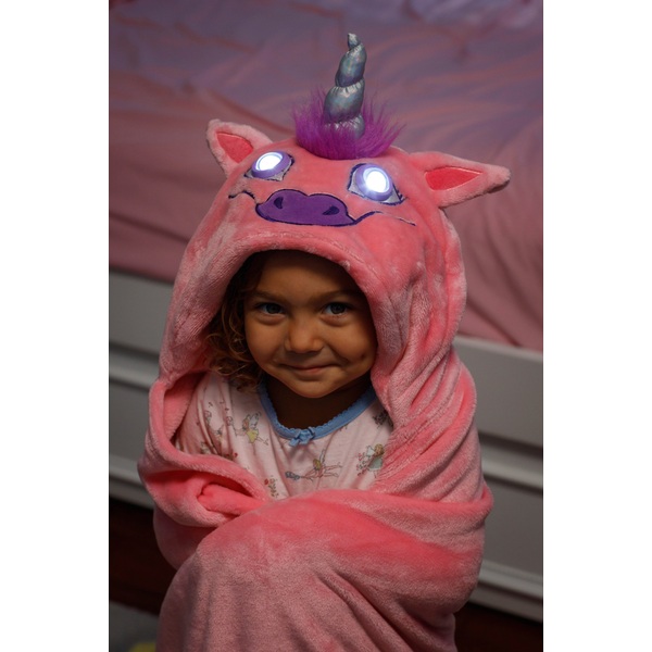 Bright Eyes Blanket with LED Light Up Eyes Unicorn Smyths Toys UK
