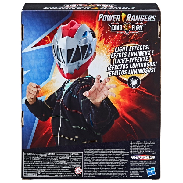 Power Rangers Dino Fury Red Ranger Electronic Mask Smyths Toys UK