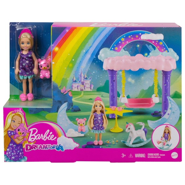 Barbie Chelsea Fantasy Sleepover Playground Playset Smyths Toys UK