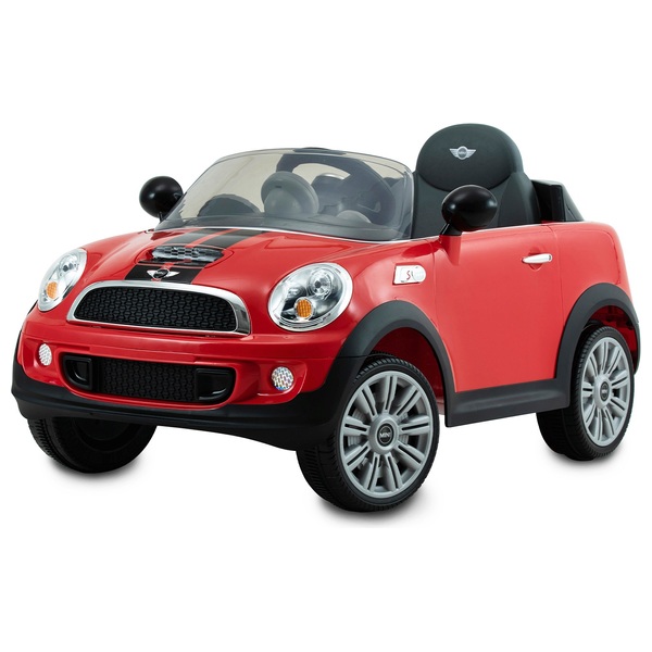 red mini cooper 6v ride on with remote control