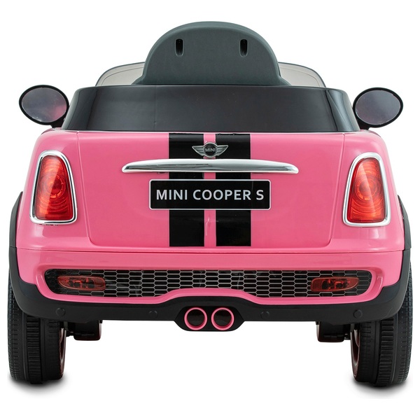 Gematigd Overlappen Indringing Elektrische kinderauto RC Mini Cooper S met afstandsbediening en licht 6 V  roze | Smyths Toys Nederland