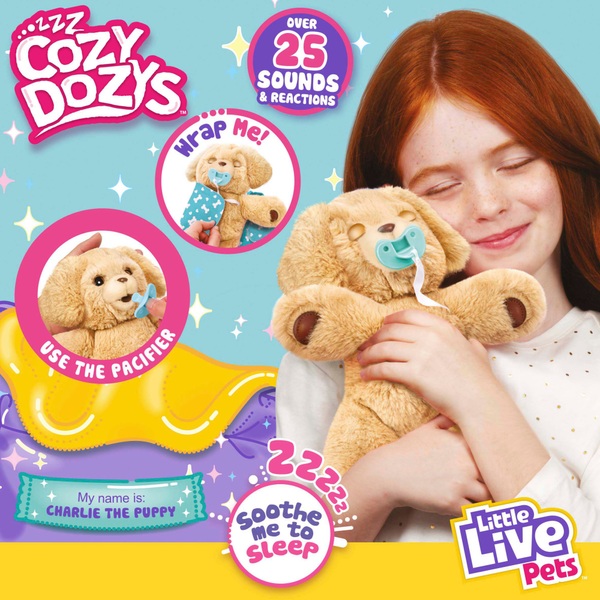 Little Live Pets Cozy Dozy Charlie the Puppy | Smyths Toys UK