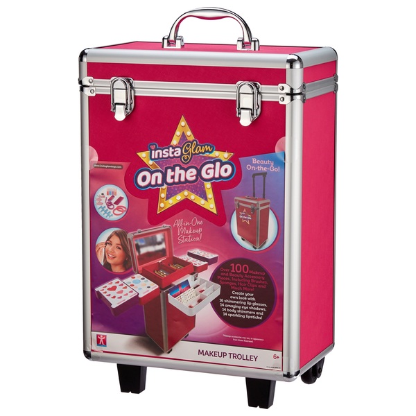 Shimmer 'n Sparkle InstaGlam On the Glo Makeup Trolley Smyths Toys UK