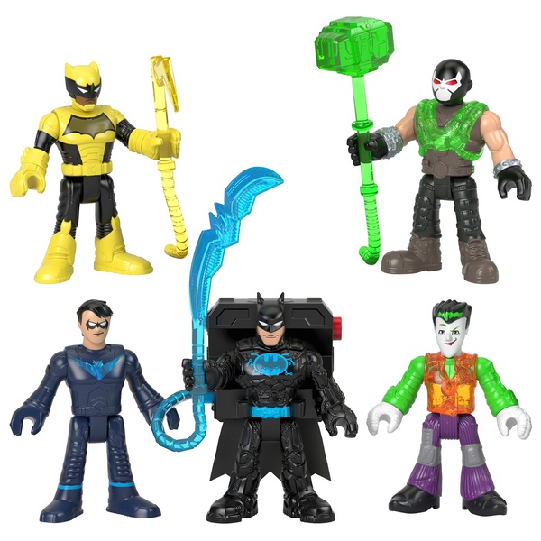 Imaginext DC Super Friends BatTech Figure 5 Pack and Accessories Smyths Toys Ireland