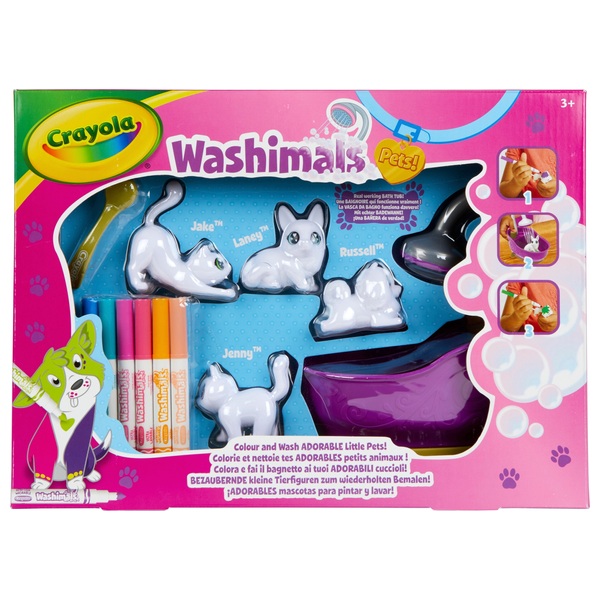 Crayola Washimals Pets Bathtub Set | Smyths Toys UK