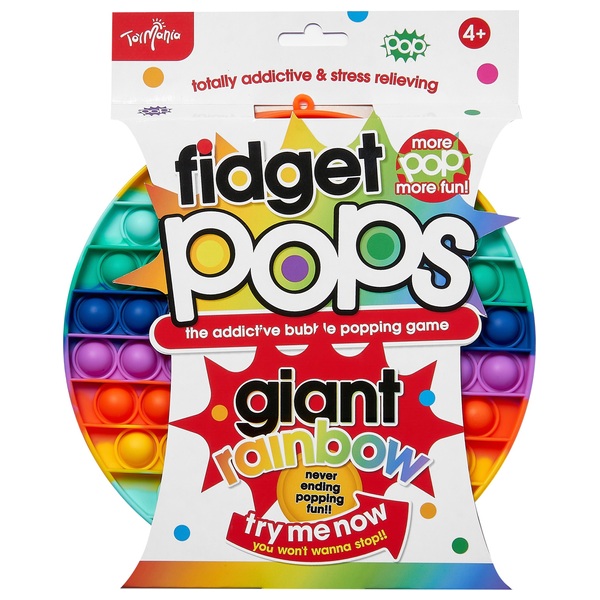 Rainbow Giant Fidget Pop Push Popper Fidget Toy Assortment Smyths