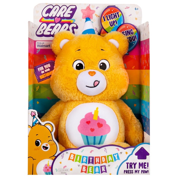 Care Bears Medium 35cm Plush Singing Birthday Bear Smyths Toys Ireland
