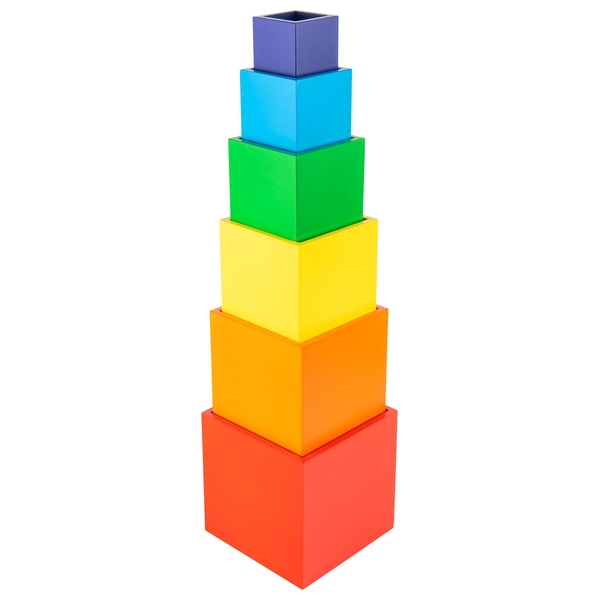 Squirrel Play Wooden Rainbow Boxes Smyths Toys UK