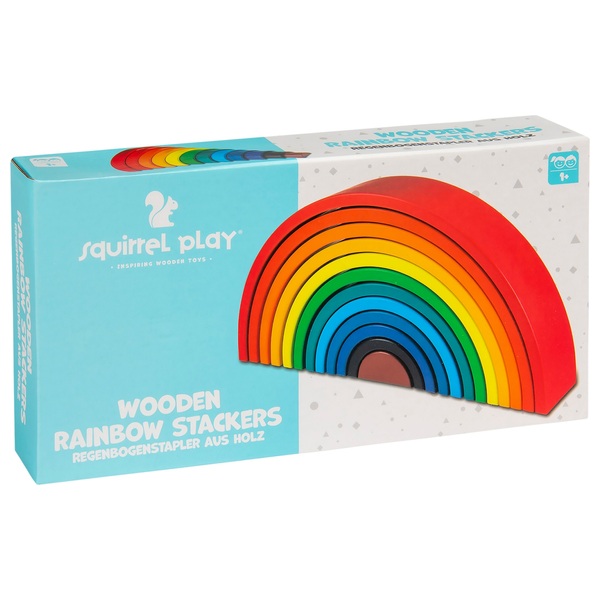 Jouets en bois Kinderfeets arc-en-ciel grand - multicolore