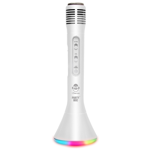 plan Digitaal bonen iDance PARTY MIC, All-in-one Bluetooth Karaoke microfoon + luidspreker +  licht + mixer | Smyths Toys Nederland