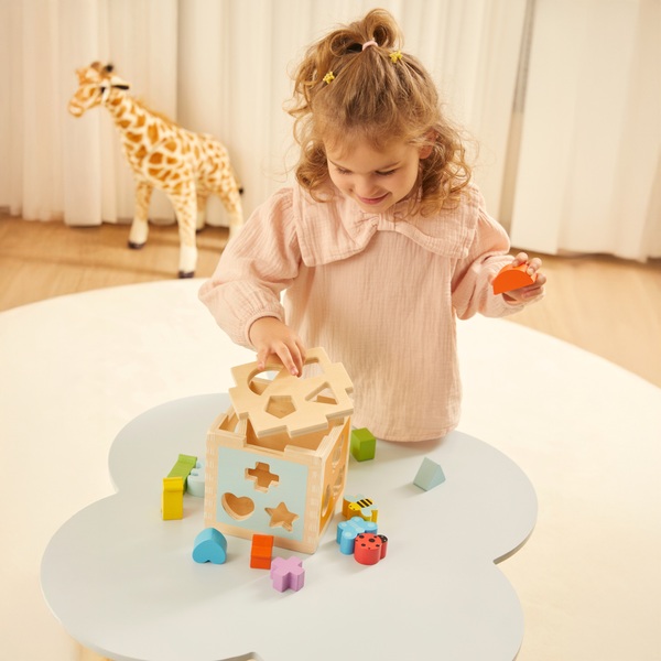 Squirrel Play Wooden Sorting Cube Smyths Toys UK