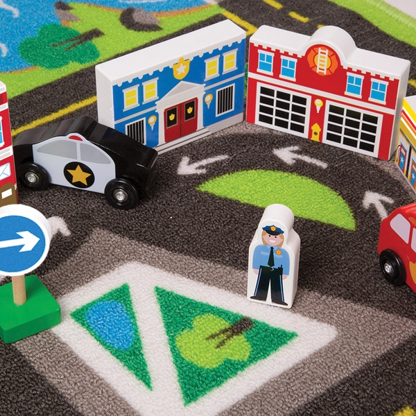 Melissa & Doug Deluxe Road Rug 49 Piece Play Set Smyths Toys Ireland