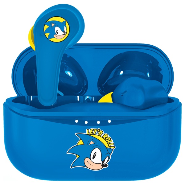 Sonic the Hedgehog True Wireless Earbuds Blue | Smyths Toys UK