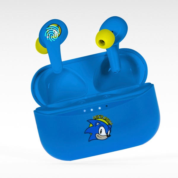 Sonic the Hedgehog True Wireless Earbuds Blue | Smyths Toys UK