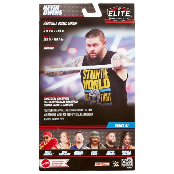 WWE Elite Series 91 Kevin Owens | Smyths Toys UK