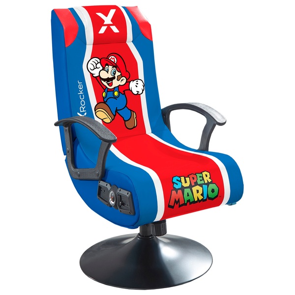 X Rocker Super Mario Stereo Audio Gaming Chair | Smyths Toys UK