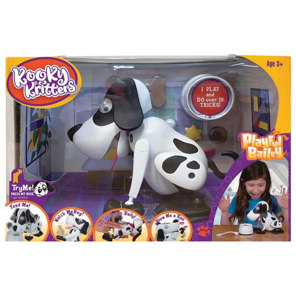 Kooky Kritters Playful Bailey Interactive Toy Dog Smyths Toys UK