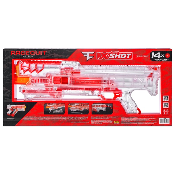 X-Shot FaZe Clan Ragequit Round Blaster by ZURU | Smyths Toys UK