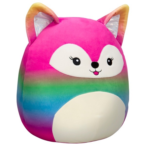 Squishmallows 40cm Xenia the Rainbow Fox Soft Toy | Smyths Toys UK