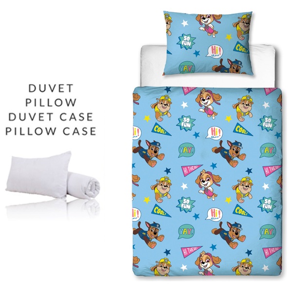 Blue Time to Save The Day 4 pc Toddler Bedding Set 