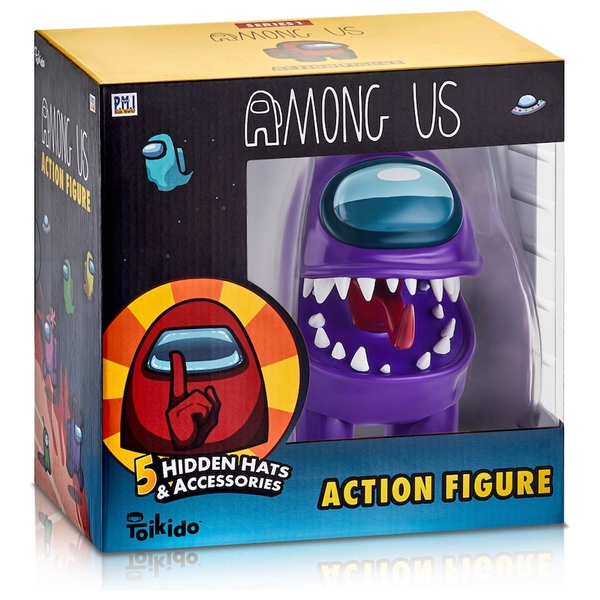 Among Us 17cm Action Figure Purple | Smyths Toys UK