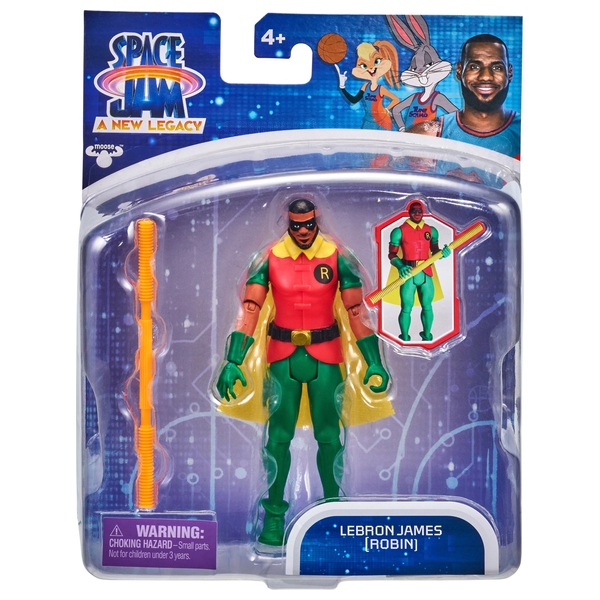 Space Jam A New Legacy Lebron James Robin Ballers Figure Pack | Smyths ...