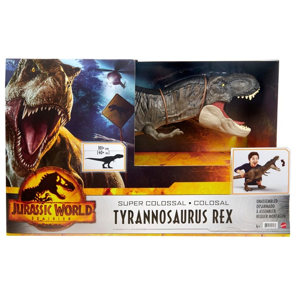 Jurassic World Dominion: Super Colossal Tyrannosaurus Rex Dinosaur ...