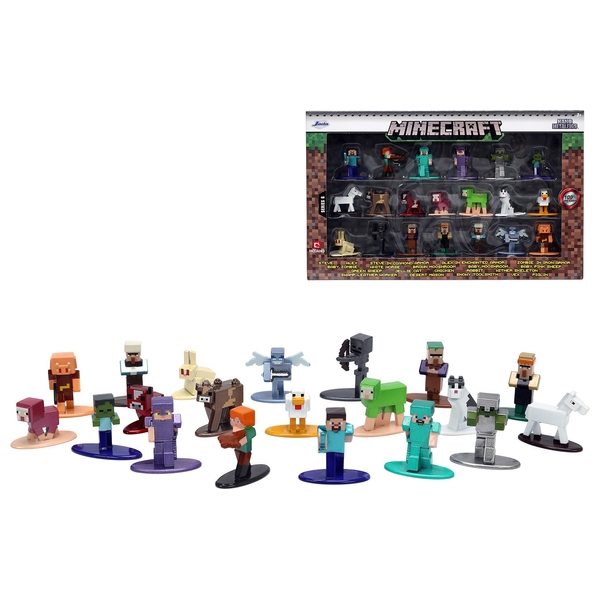 minecraft diecast figures