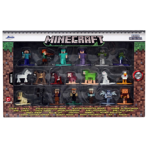 minecraft diecast 20 pack