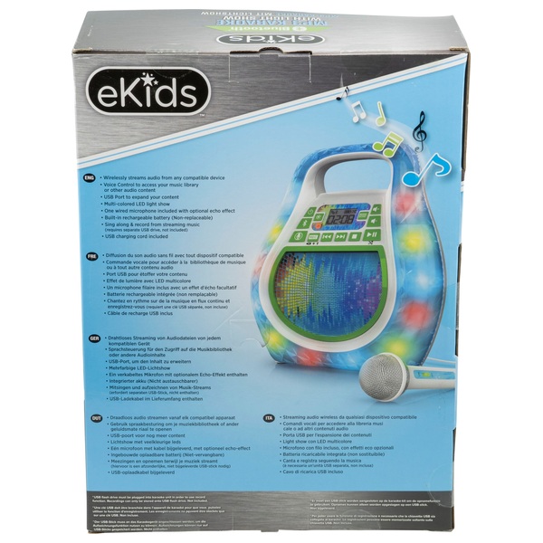 eKids Bluetooth Karaoke Machine for Kids EK558 Smyths Toys UK