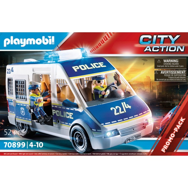 Playmobil City Action 70899 Police Van with Lights and Sounds