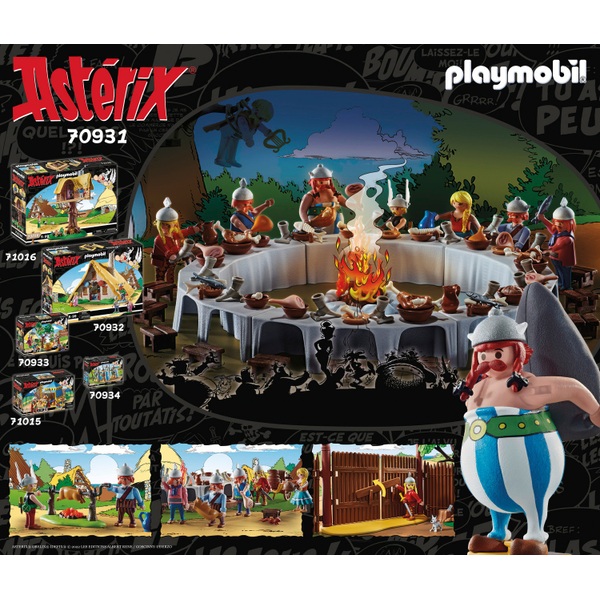 Playmobil Astérix: Banquet De La Village Multicolor