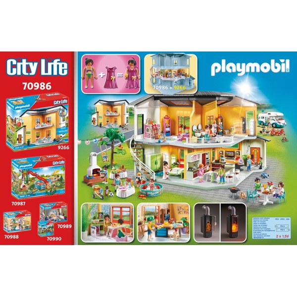 Playmobil - City Life 70986 Étage Supplémentaire Aménagé pour