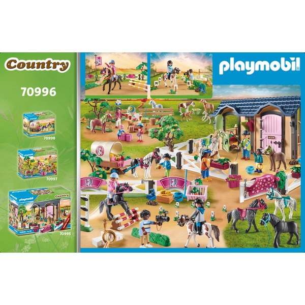 Playmobil - Country 70996 Parcours d'Obstacles avec Chevaux