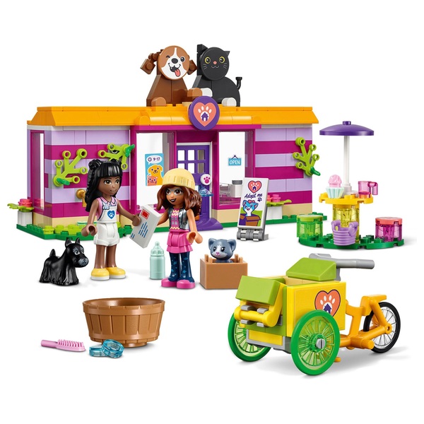 LEGO 41699 Friends Pet Adoption Café Animal Rescue Set | Smyths Toys UK