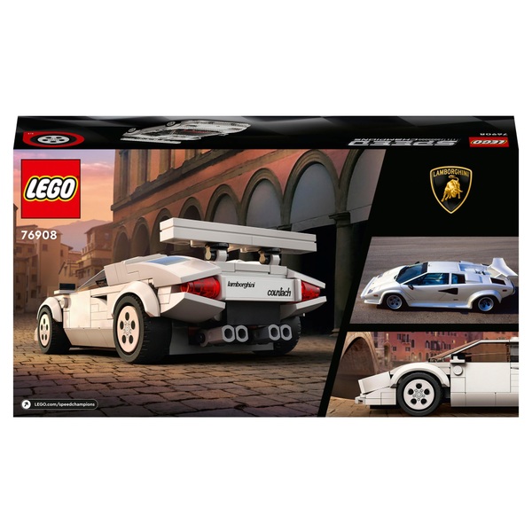 LEGO Speed Champions 76908 Lamborghini Countach Race Car Set | Smyths Toys  UK