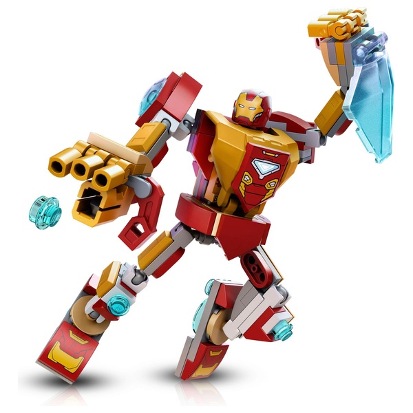 LEGO 76203 Marvel Iron Man Mech Armour Action Figure Set | Smyths Toys UK