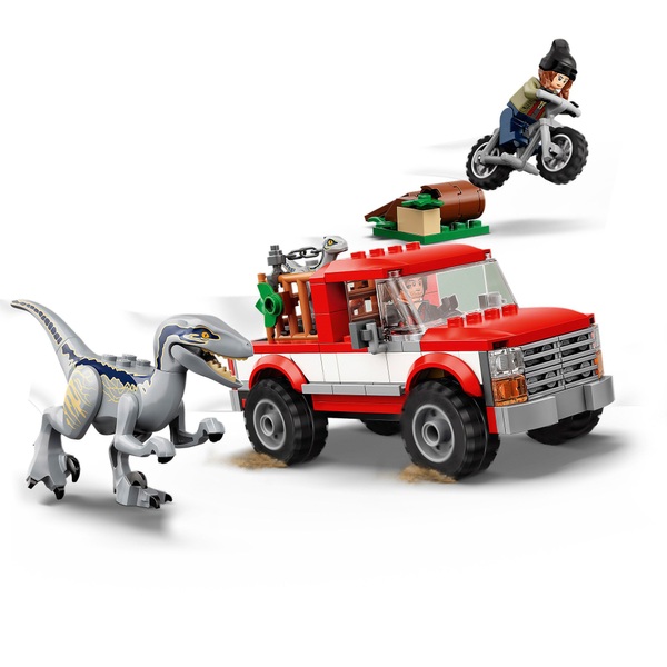 LEGO Jurassic World 76946 Blue & Beta Velociraptor Capture Toy | Smyths ...