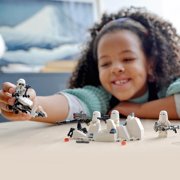 LEGO 75320 Star Wars Snowtrooper Battle Pack 4 Figures Set | Smyths ...