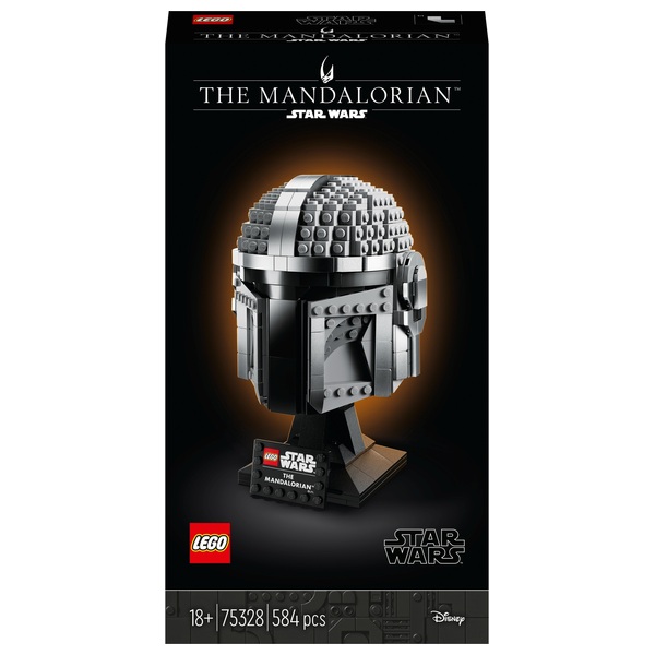grafiek Panter Druppelen LEGO Star Wars 75328 The Mandalorian helm | Smyths Toys Nederland