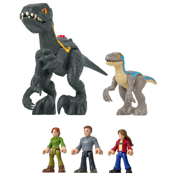 Fisher Price Jurassic World Imaginext Indoraptor Maisie Figure Set