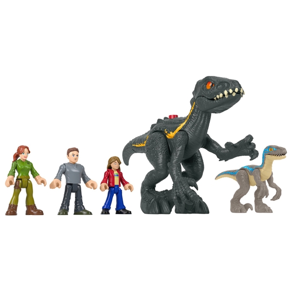 Jurassic World Imaginext Final Confrontation Dinosaur and Figure Pack ...