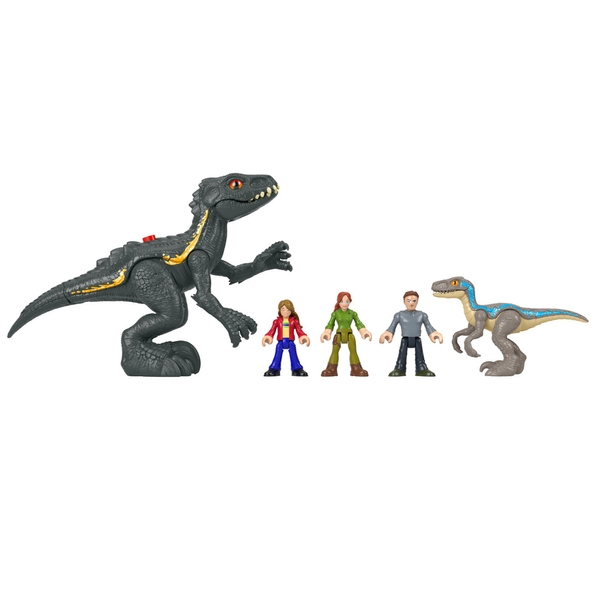 Jurassic World Imaginext Final Confrontation Dinosaur and Figure Pack ...