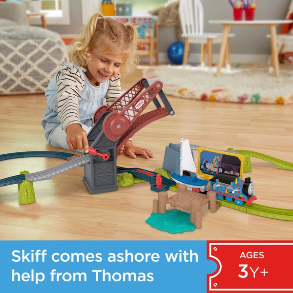 Thomas & Friends Bridge Lift Thomas & Skiff Track Playset | Smyths Toys ...