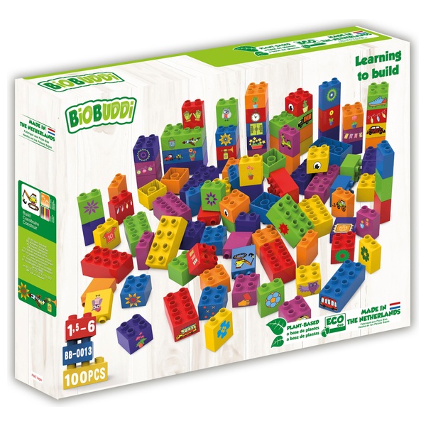 BiOBUDDi - Learning to Build 100 Blocks | Smyths Toys UK
