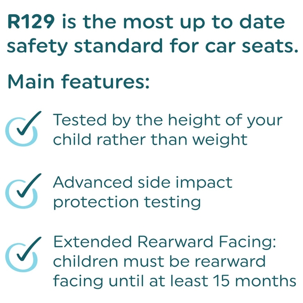 Babyauto Xperta R129 360 Swivel ISOFix Car Seat 40 to 150cm Smyths Toys UK